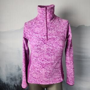 Columbia Arctic Air Fleece 1/2 Zip Purple / Pink Pullover | Women's XS